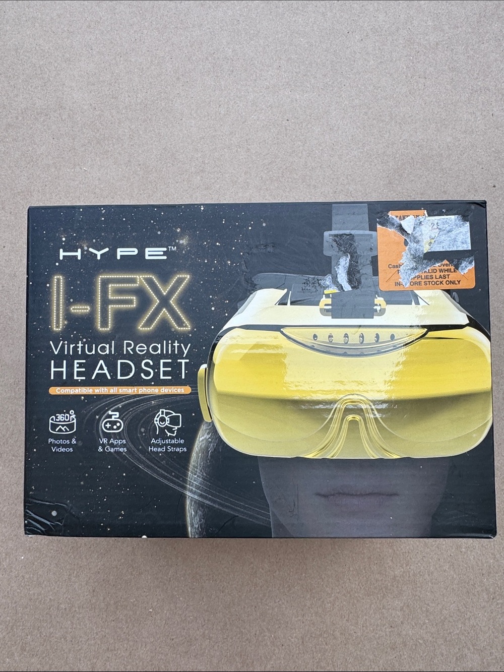 Hype I-FX Virtual Reality Headset — Yellow